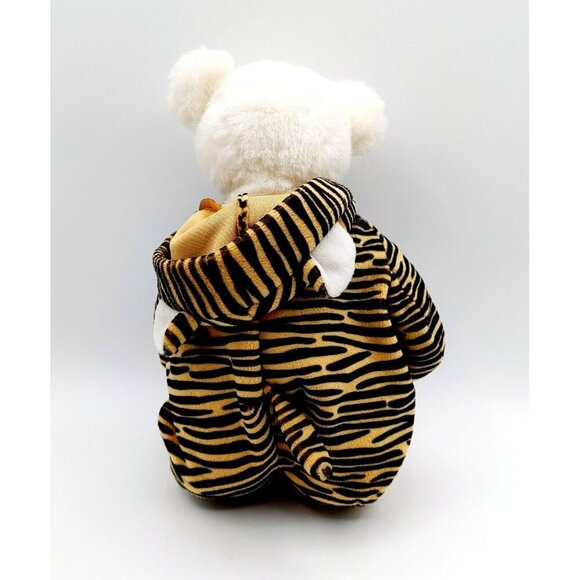 Ganz Wee Bear Village Saber Tiger Plush Stuffed Bear with Costume 8" - Picture 3 of 4